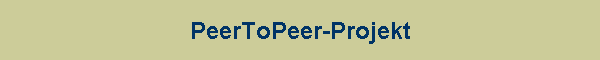 PeerToPeer-Projekt